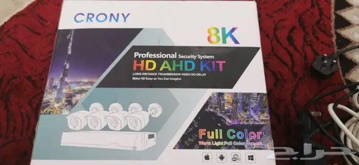 عدد 2 بكج جديد من أربع كاميرات جديدة 8k كامل بكرتونهم 10