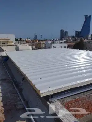 تركيب سندويش بنل و مظلات 2