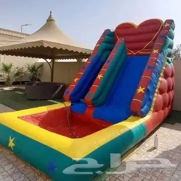 اجار نطيطات ملعب صابوني نطيطه مدارس العاب هوائيه 6