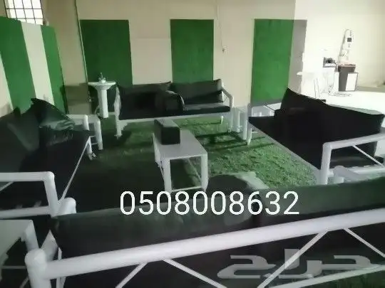 كراسي حديد خارجية جلسات مراكيز احواش استراحات 6