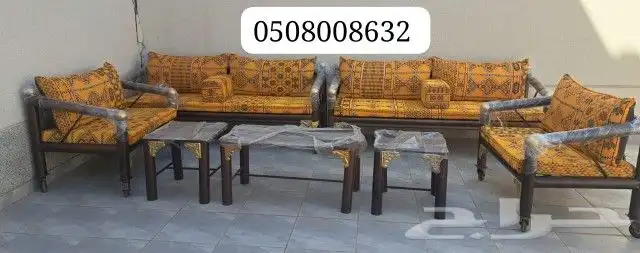 كراسي حديد خارجية جلسات مراكيز احواش استراحات 0