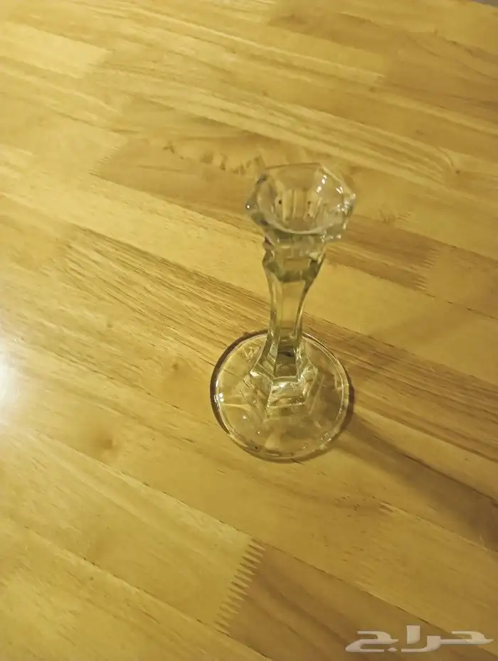 شمعدان فردي كريستال أصلي 0