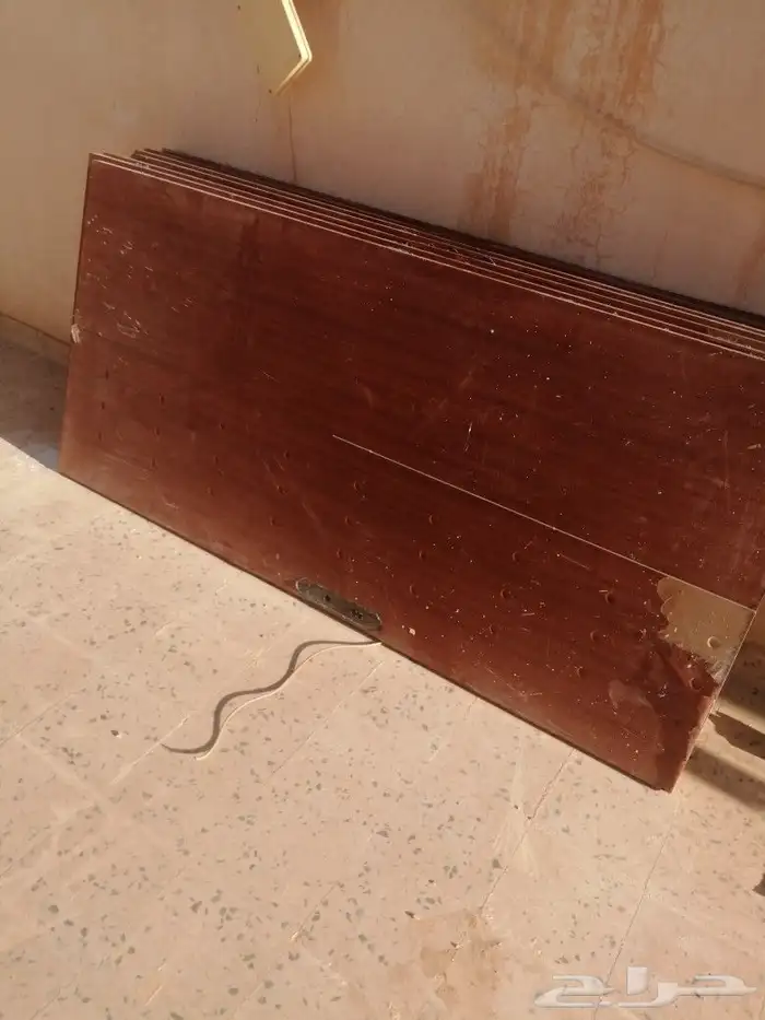 ابواب خشب تلبيس مستخدمة بدون كشف باب شقة خشب بدون كشف 2