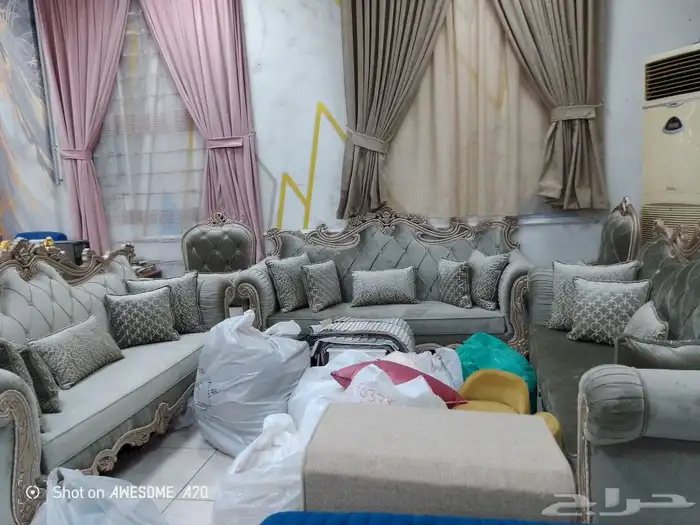 مفروشات الرياض  تفصيل جميع انواع الكنب والجلسات الارضي والست 4
