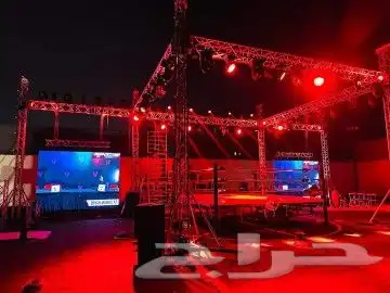 اضاءة شاشات صوتيات تنسيق حفلات تنظيم الم اضاءة اليوم الوطني 5