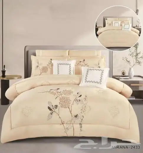 لحافات 8 قطع نفرين مطرز 11