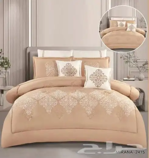 لحافات 8 قطع نفرين مطرز 12