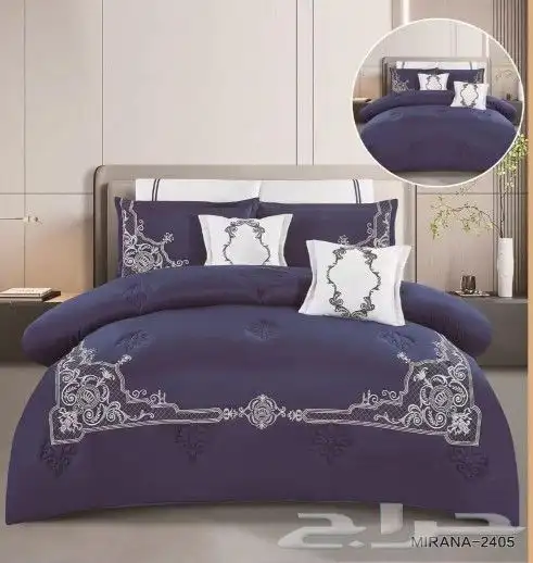 لحافات 8 قطع نفرين مطرز 19