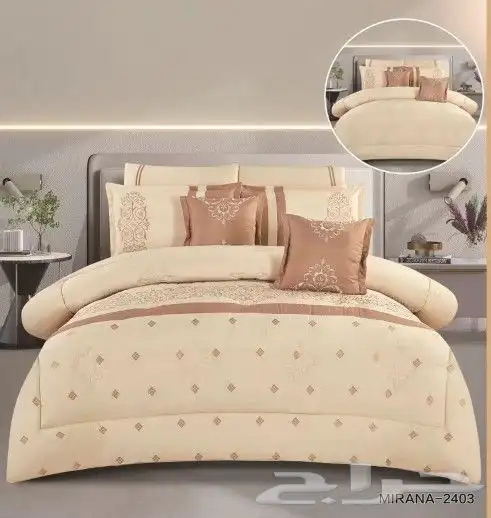 لحافات 8 قطع نفرين مطرز 21