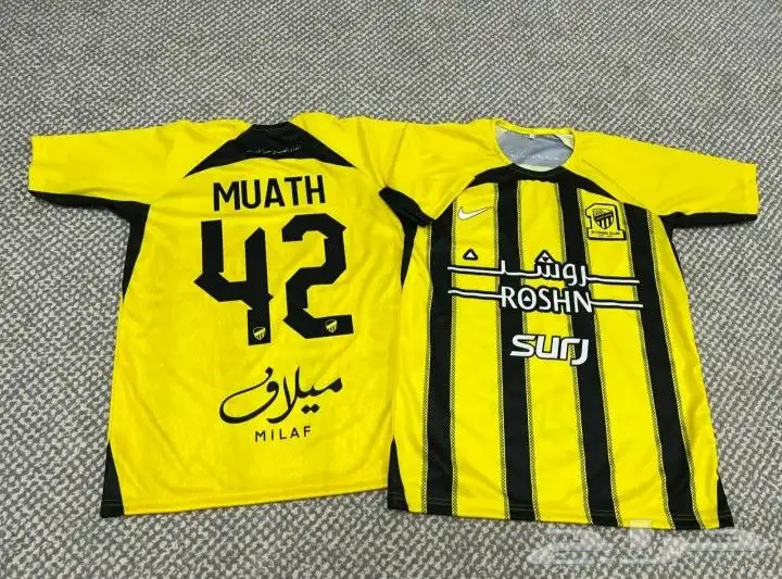 اطقم وتيشرت نادي الاتحاد 20.25خامه ممتاز وطباعه اسم حسب طلبك 2