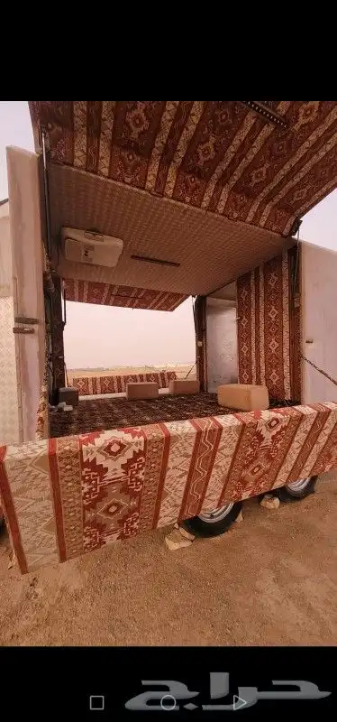 كرفان الرحلات السنيدي شبه جديد 0