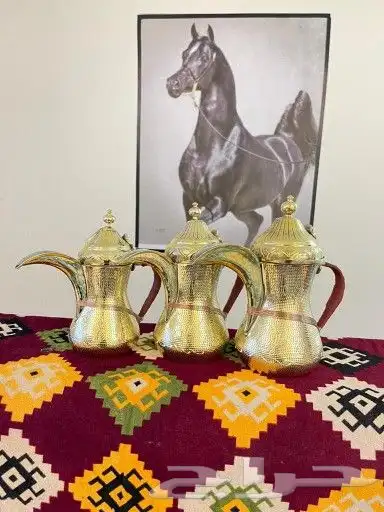دلال بغدادي شكل لقديم نحاس لاحمر وشغل اليدوي 13