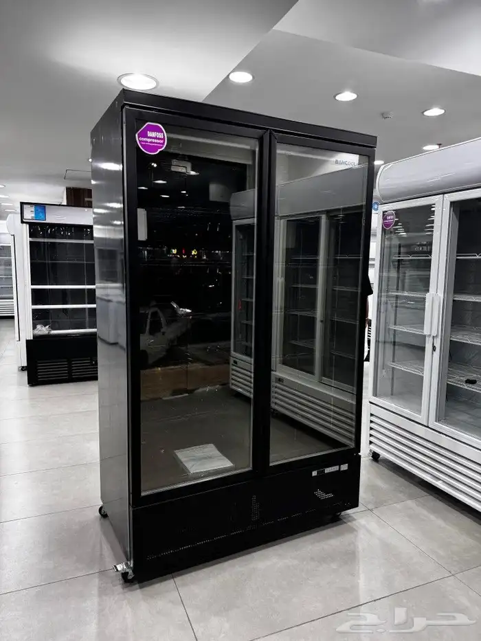 فريزر بانكول 2 باب زجاج 126 0