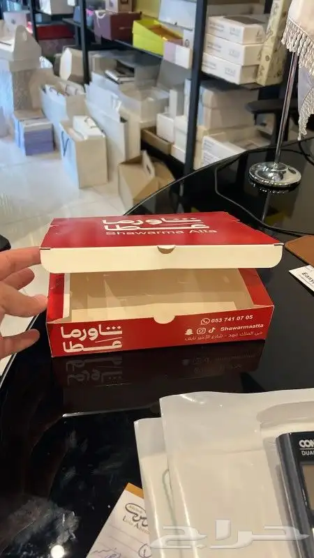 طباعة بوكسات واكواب واستكر 16