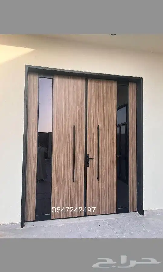 ابواب حديد كلادينج والمنيوم كلادينج 6
