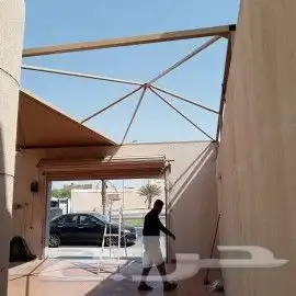 مظلات سواتر قماش برجولات وتنسيق حدايق الدمام الخبر 18
