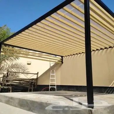 مظلات سواتر قماش برجولات وتنسيق حدايق الدمام الخبر 9