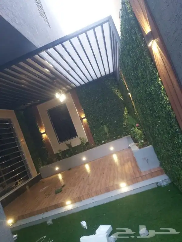 تنسيق حدائق شلالات نوفير مظلات 10