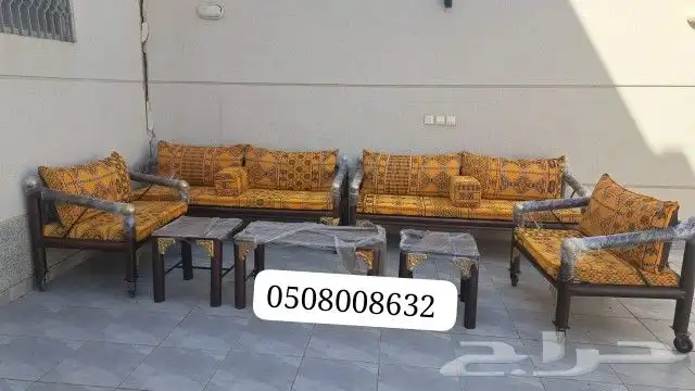 كراسي حديد خارجية جلسات مراكيز احواش استراحات شاليهات كراسي 0