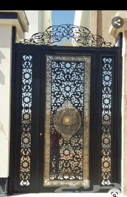 حداد.المينونيم.ابواب.شينكو..مضلات..سواتر.ليزر ابواب.سيارا 17