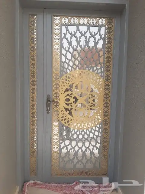 حداد.المينونيم.ابواب.شينكو..مضلات..سواتر.ليزر ابواب.سيارا 14