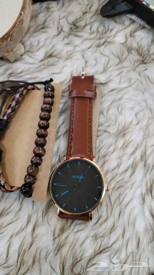 ساعه شبابيه مع اساور 1