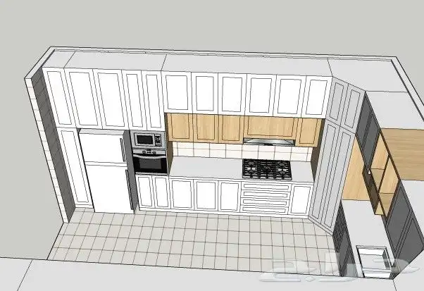 تصاميم مطابخ 3d 2