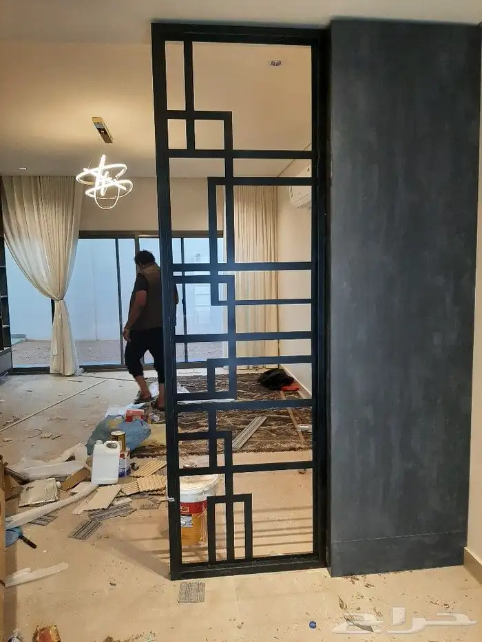 حداد.المينونيم.ابواب.شينكو..مضلات..سواتر.ليزر ابواب.سيارا 2