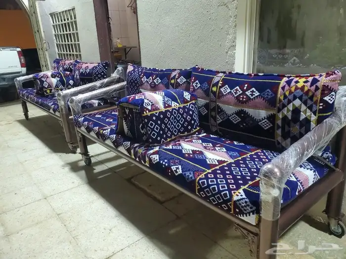 كراسي حديد جلسات خارجيه مراكيز شعبيه كويتيه 7