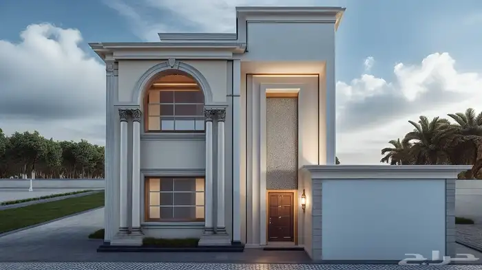 تصمم معماري تصميم واجهات فلل استراحات 4