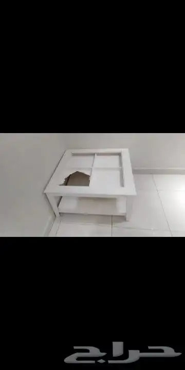 طاوله خشب بيضاء 2