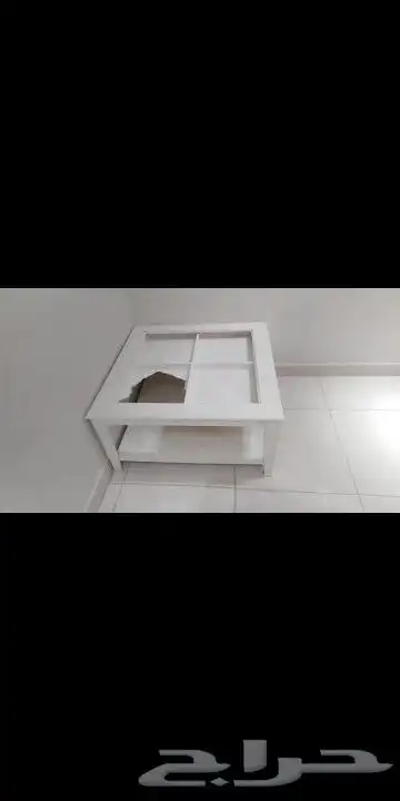 طاوله خشب بيضاء 0