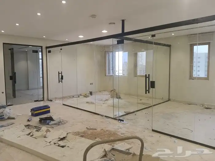 زجاج سكريت مكاتب وجهات مرايات دربزين لكسان استيكرات المنيوم 2