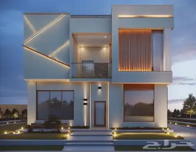 تصمم معماري تصميم واجهات فلل استراحات 2