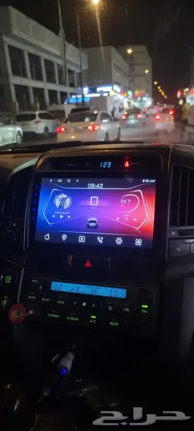 شاشه جيب لاندكروزر 2014 2