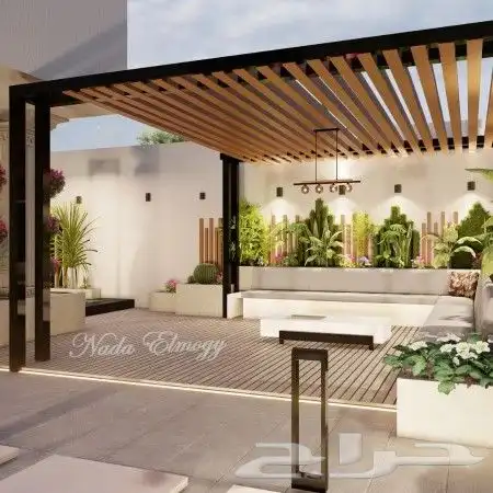 تصميم وتنسيق حدائق منزلية حديثة 3