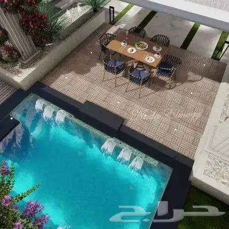 تصميم وتنسيق حدائق منزلية حديثة 8