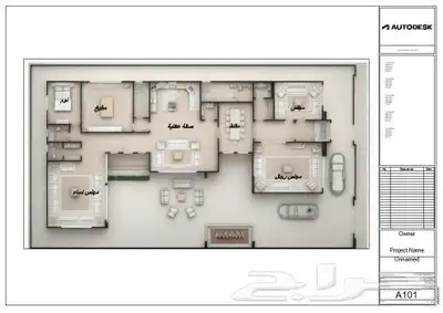 تصميم معماري تصميم فيلل تصميم استراحات شاليهات عمائز 5