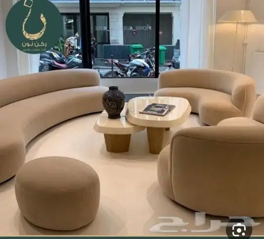 تفصيل كنبات كلاسيك ذان و خشب عادي بجوده 100 1