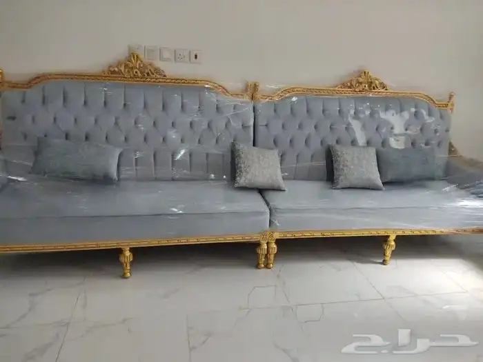 تفصيل كنبات كلاسيك ذان و خشب عادي بجوده 100 4