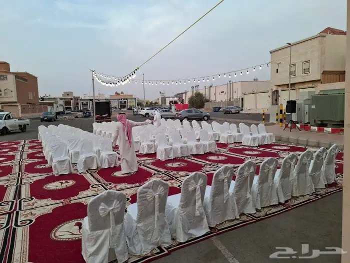 تأجير كراسي وطاولات وزال وسماعات وكراسي مراسيم عزاء 4