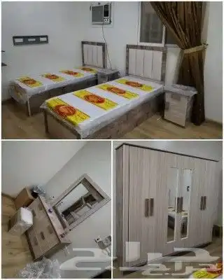 غرف نوم 1800 ريال تركيب توصيل بدون المرتبه 21