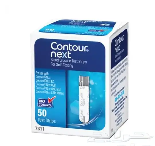 شرائط قياس السكر كونتور نكست Contour Next 0