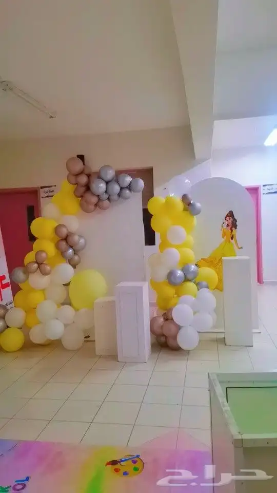 تنسيق بالونات واجار طاولات واستاندات 1