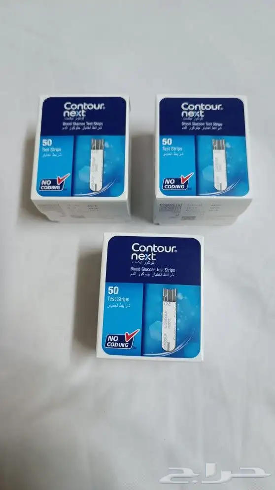 شرائط قياس السكر كونتور نكست Contour Next 1