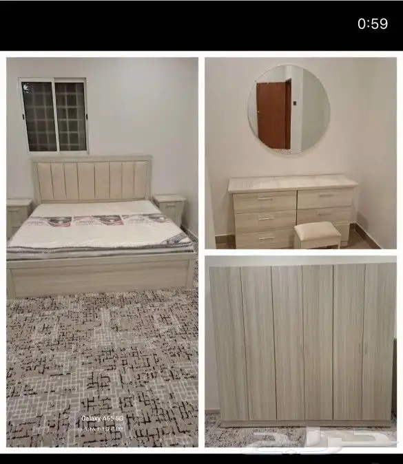 غرف نوم 1800 ريال تركيب توصيل بدون المرتبه 3