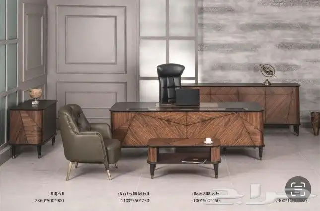 مكاتب كاونترات كراسي أثاث مكتبي كامل 15