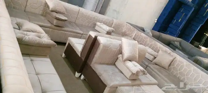 مجالس كنبات جاهزه ومساند جاهز مقاس وباطرمه جاهز 23