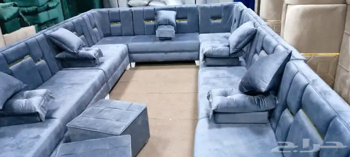 مجالس كنبات جاهزه ومساند جاهز مقاس وباطرمه جاهز 31