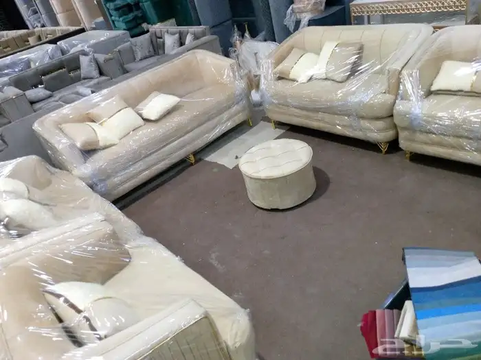 مجالس كنبات جاهزه ومساند جاهز مقاس وباطرمه جاهز 12